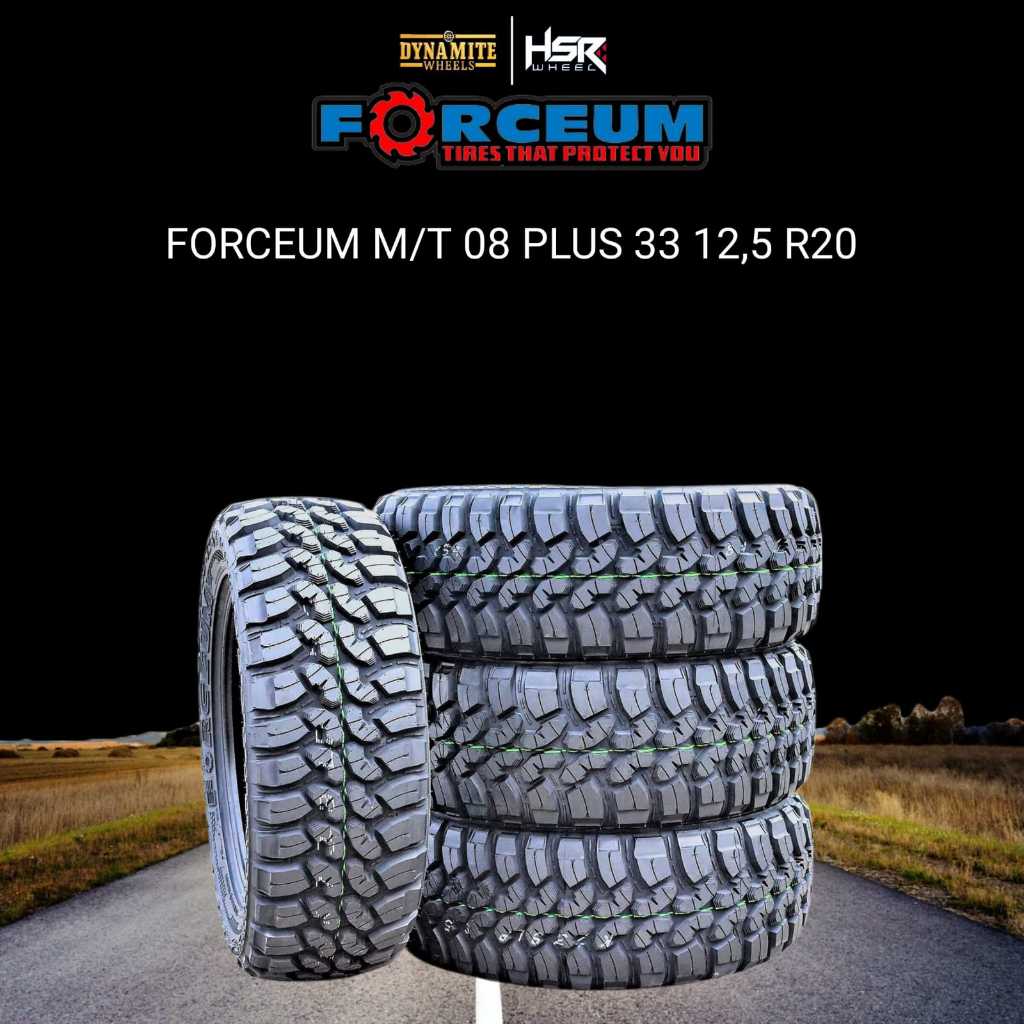 Ban Mobil Offroad 33 X 12,50 R20 Forceum MT08 Ban Jeep Rubicon