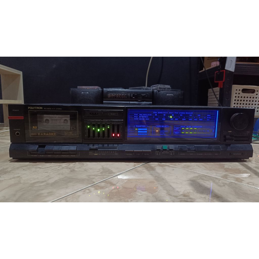 Tape Deck Polytron Big Band BB455k Power Amplifier