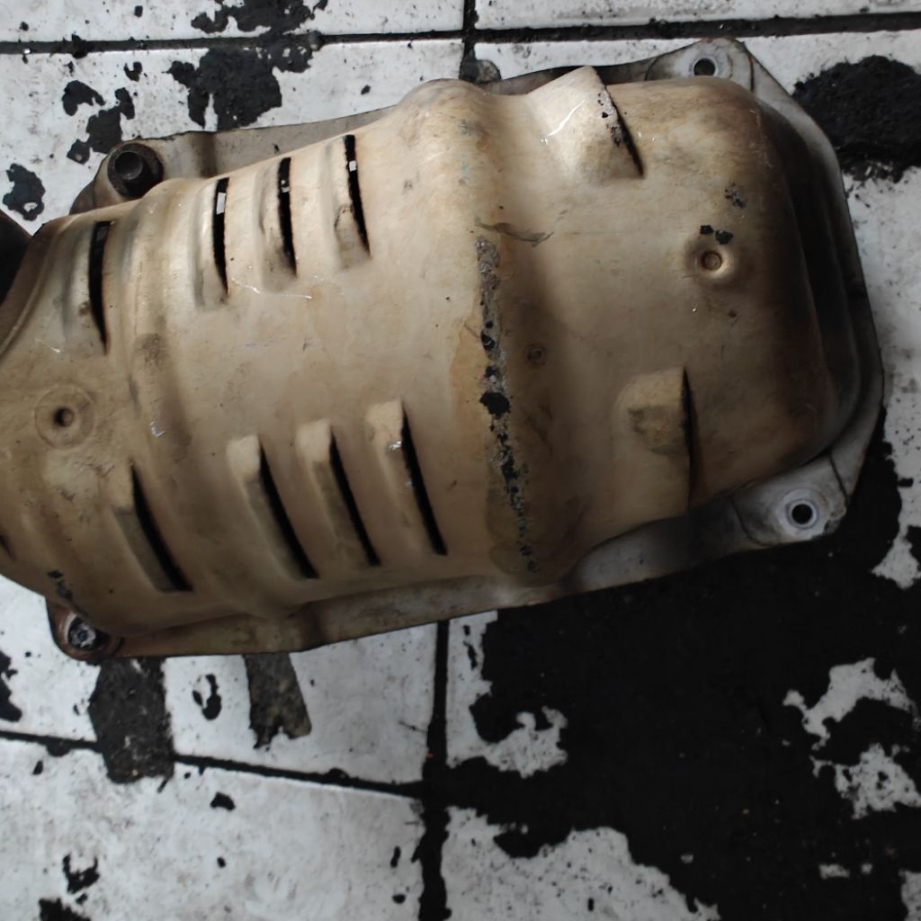 cover plat tutup header knalpot atas katalis exshaust convector original honda freed pnp jazz ge8 be