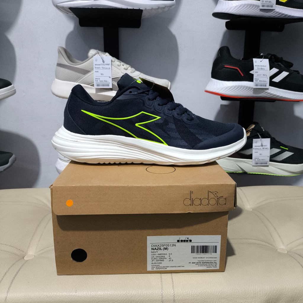 [S] Sepatu Diadora Nazil "Navy"
