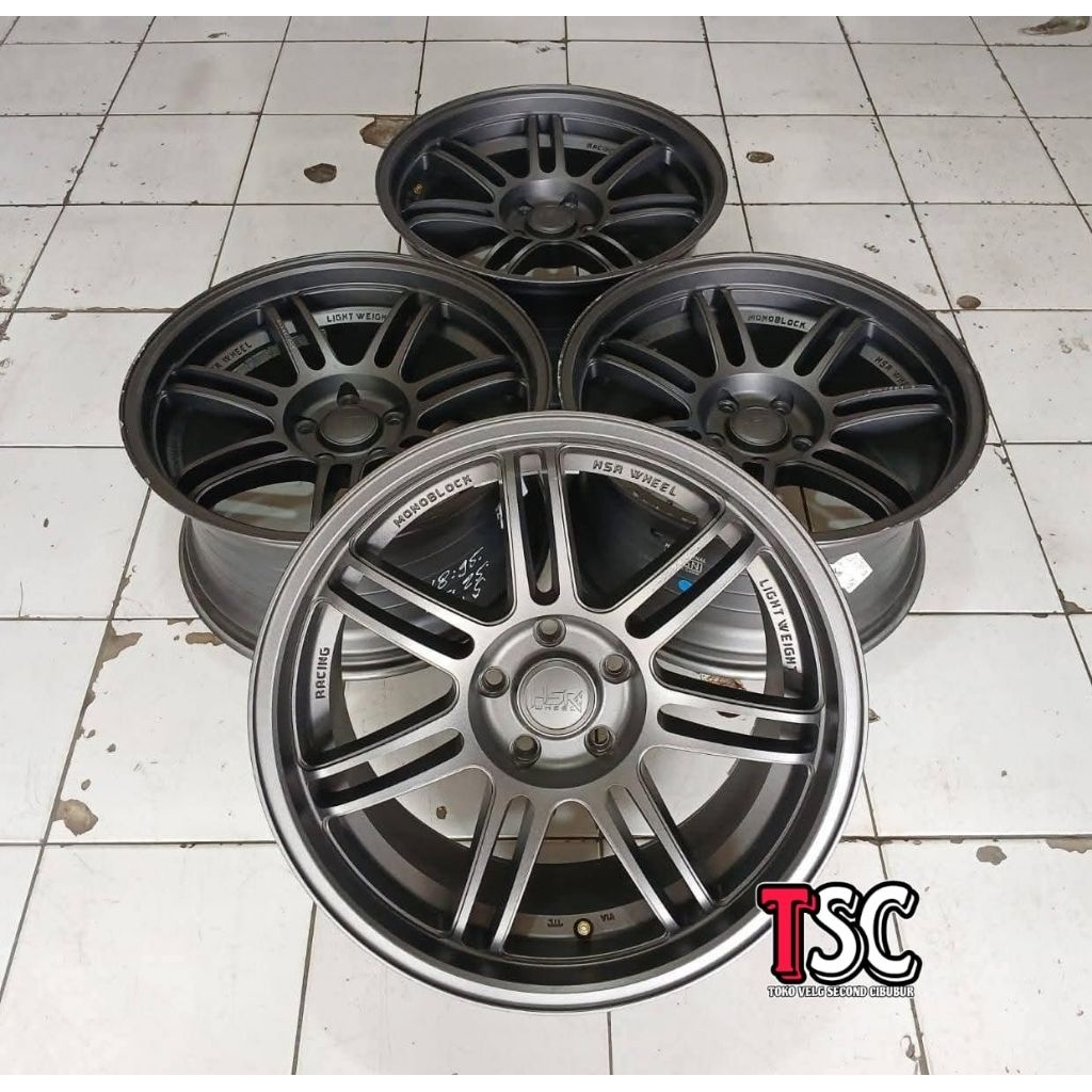 VELG SECOND | HSR BOON R18 PCD 5X114,3 BUAT INNOVA REBORN VENTURER ZENIX CRV DLL