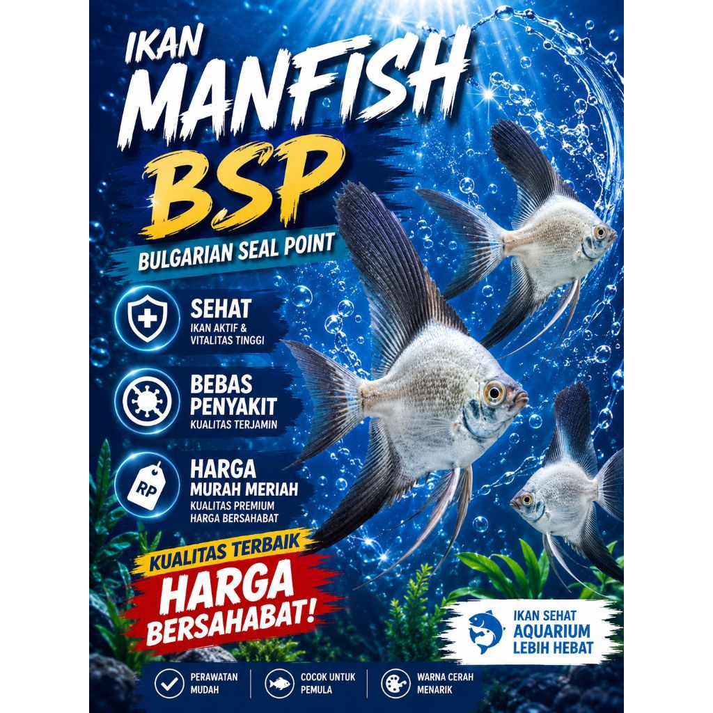 ikan manfish bsp / Bulgarian Seal Point calon indukan