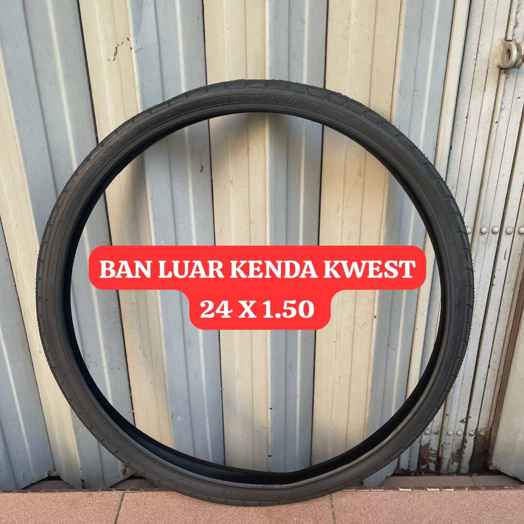 Ban Luar Sepeda 24 X 1.50 KENDA KWEST Slick On Road