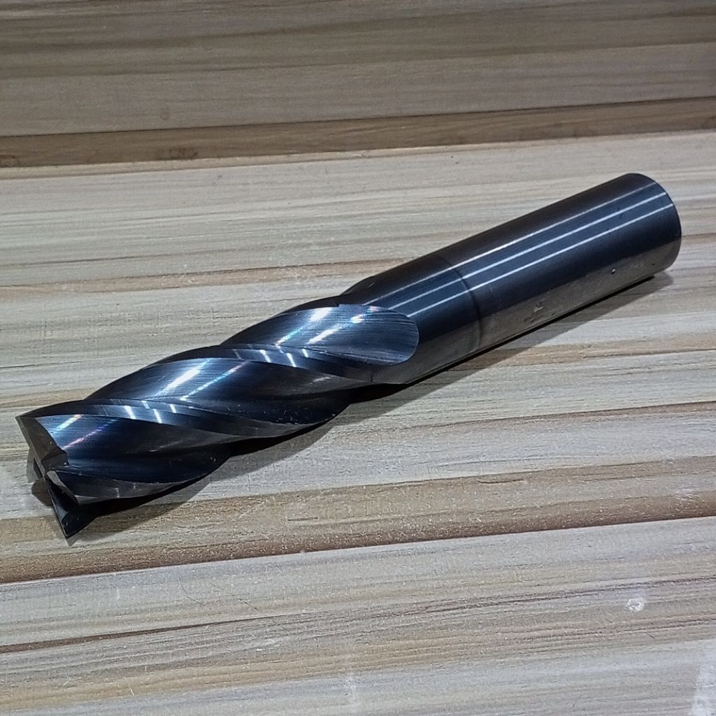 Endmill Carbide 25mm 4Flute Endmill Bor Fais 25.0 4F Pisau Milling Second Mulus
