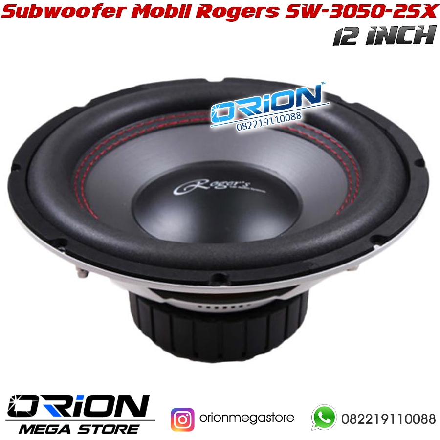Subwoofer Rogers Double Dobel Coil SW-3050-2SX Subwoofer Roger 12 inch