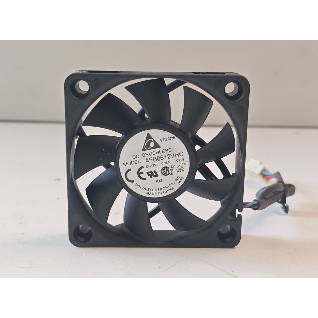 Fan kipas DELTA DC 12V-0,36A 6×6cm 3pin
