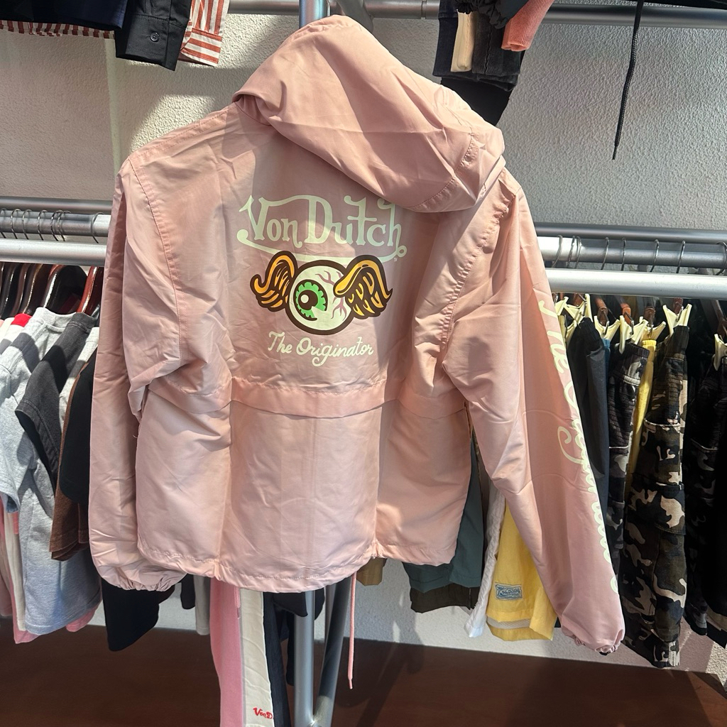 VONDUTCH jaket hoodie windbreaker pink woman LD95 NEW ORIGINAL