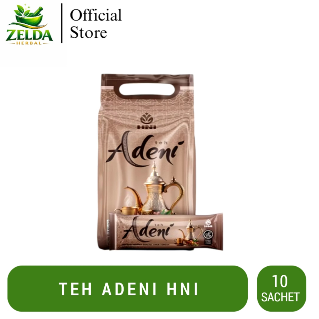 Teh Susu Rempah Adeni 10 Sachet | Minuman Serbuk Teh Adeni HNI