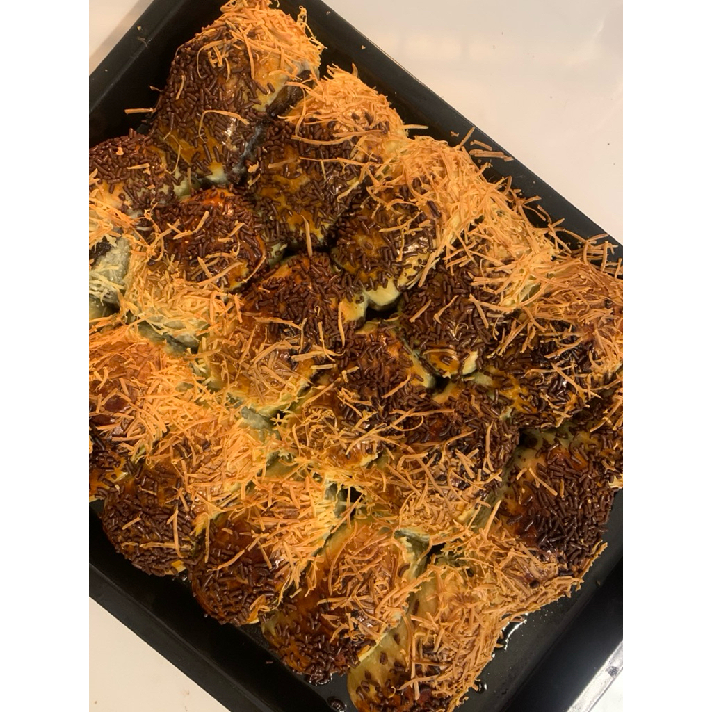 Pisang Bolen Coklat Keju | Kue Pastry Bolen
