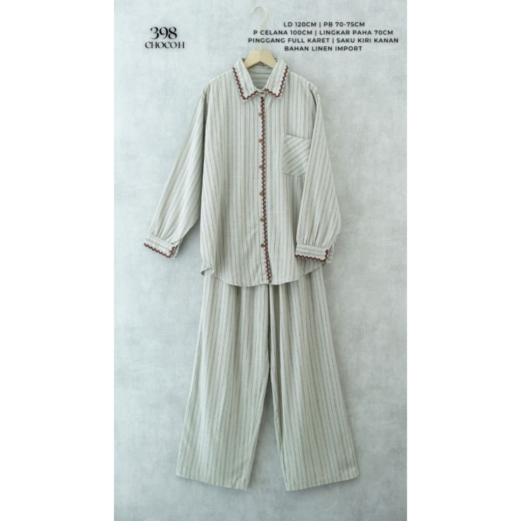 set kulot linen premium