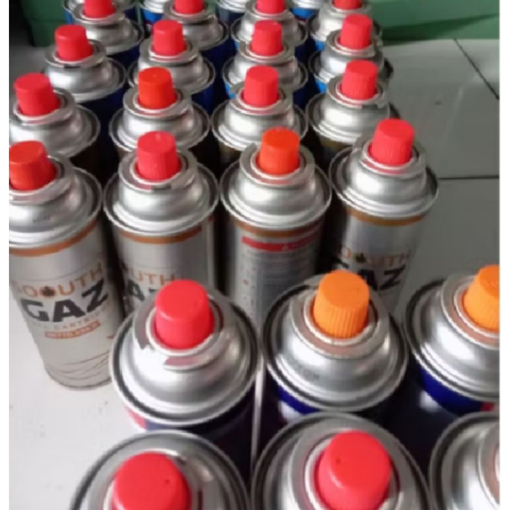 10 botol kaleng gas kosongan