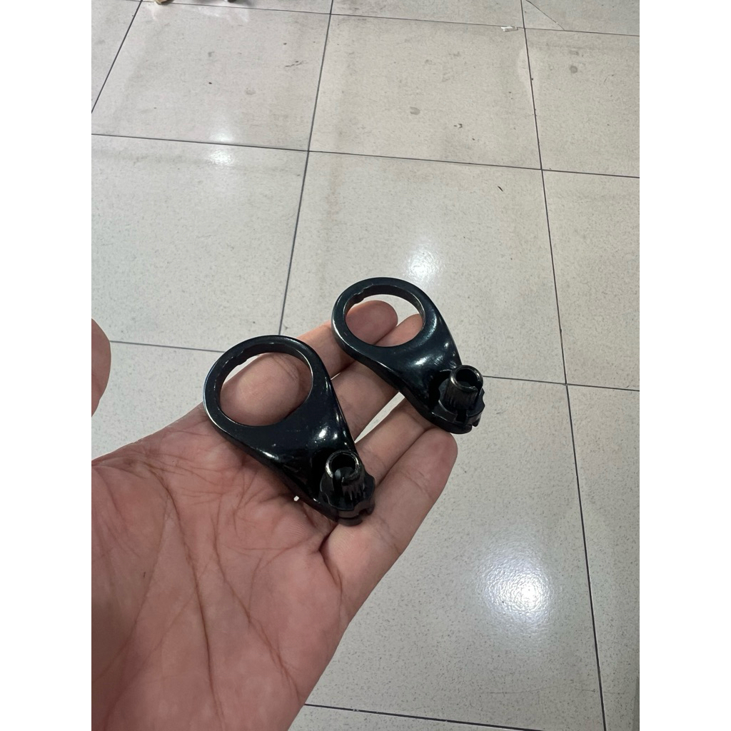 HANGER STOPER REM DEPAN SEPEDA CANTILEVER STANDAR OVERSIZE 25.4 28.6 ALLOY TAIWAN HITAM GANTUNGAN KA