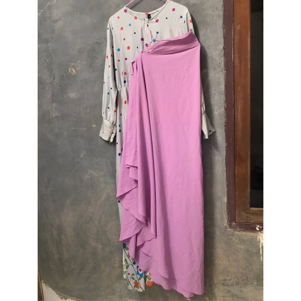Preloved gamis set hijab