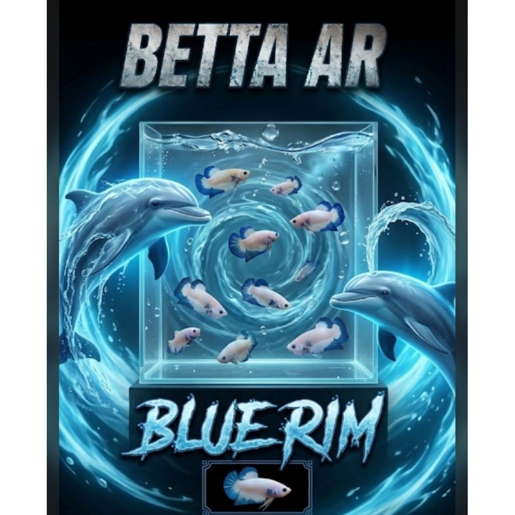 ikan cupang blue rim