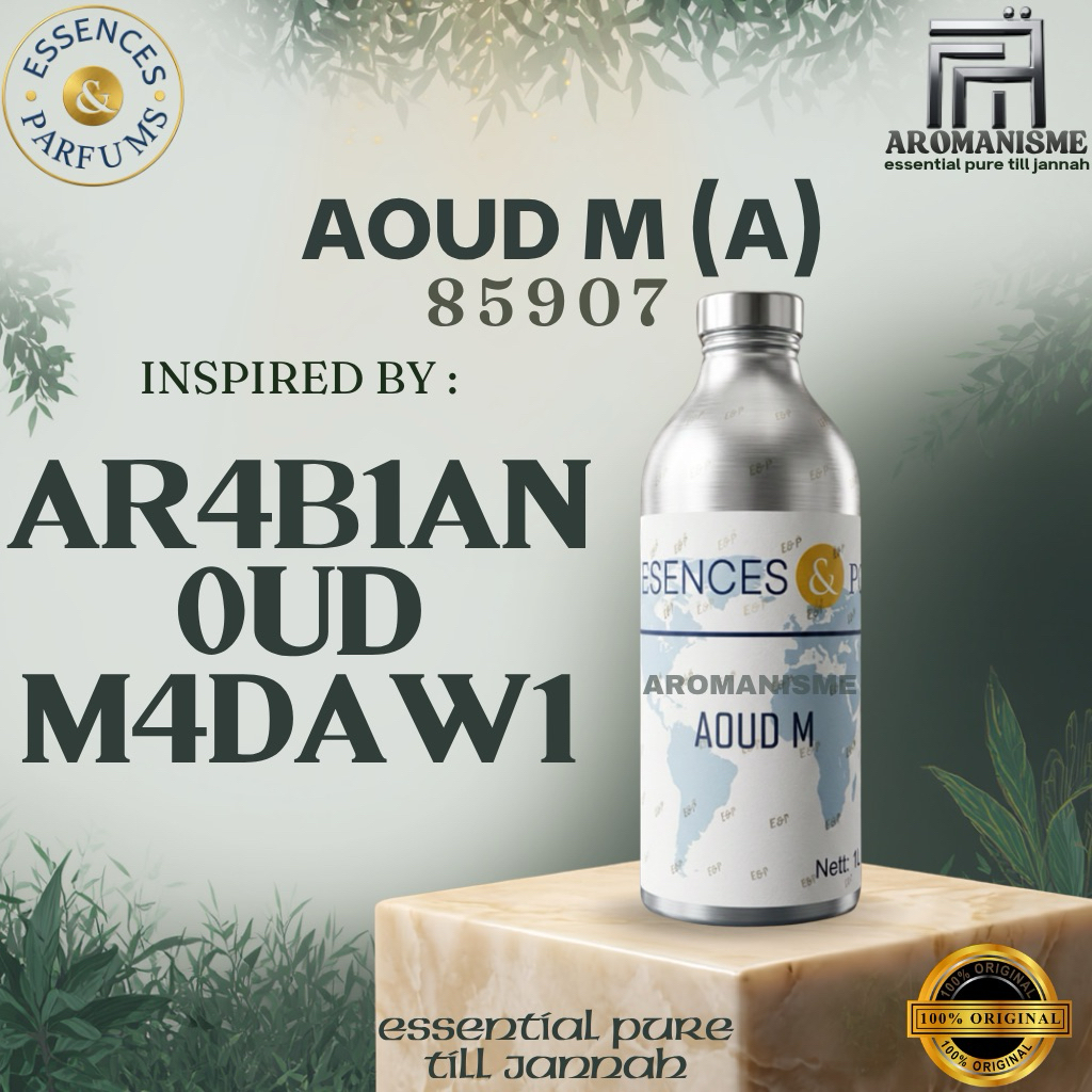 BIBIT PARFUM MADAWI AR4BIAN OUD ESSENCES AOUD M GRADE A SEGEL 500GRAM