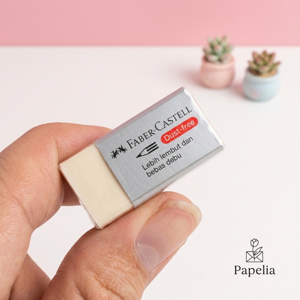 Papelia Penghapus Faber Castle Dust Free Aman untuk Anak | Eraser Karet
