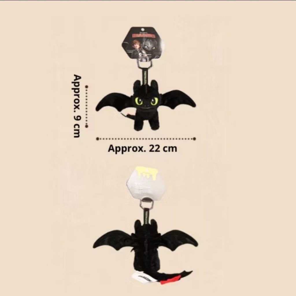 How To Train Your Dragon Toothless Plush Pendant