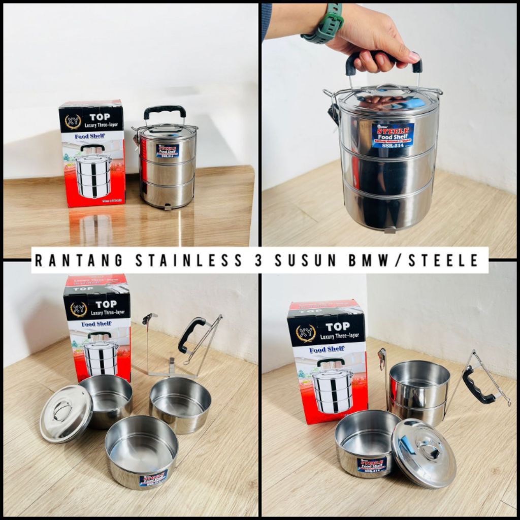 Rantang Stainless 3 susun