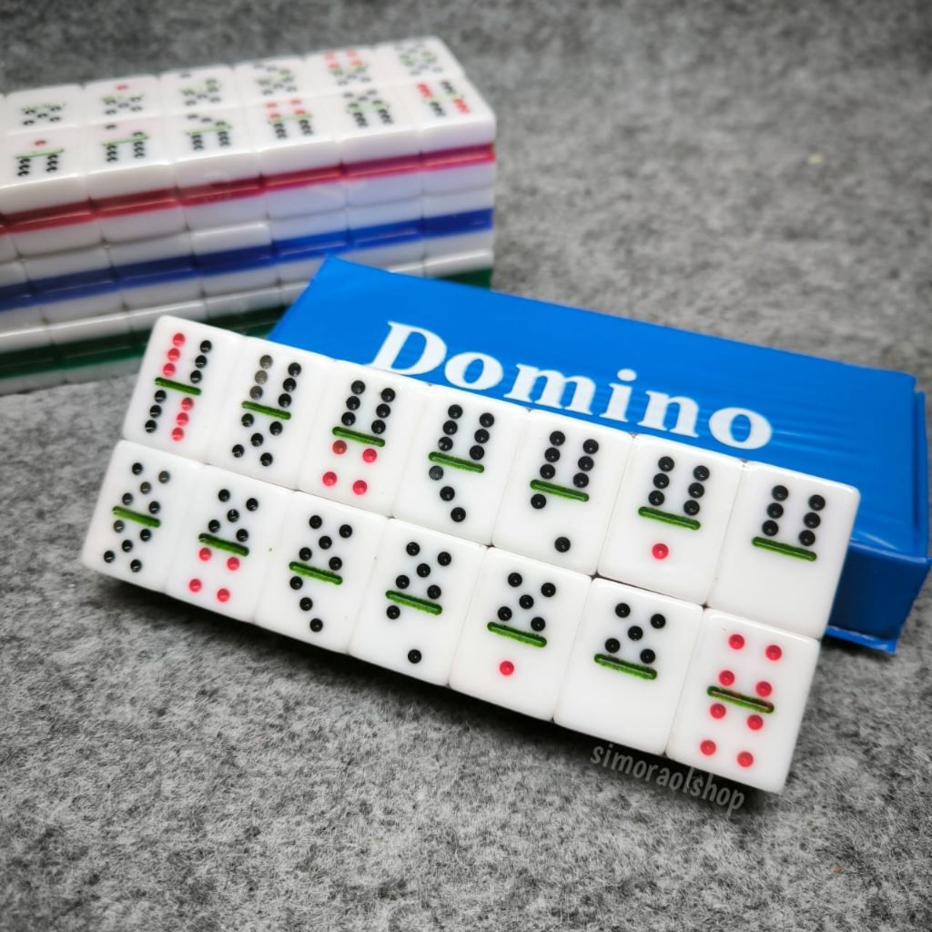 DOMINO BATU AKRILIK/ DAM MAHJONG/ DAM TIPIS 1,1 CM