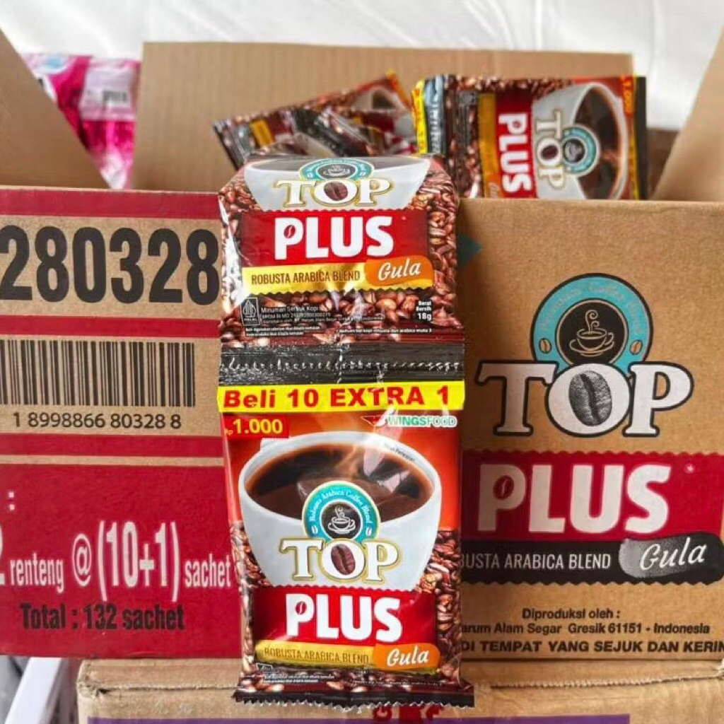 Kopi Top Plus Gula - Kenikmatan Kopi Arabica & Robusta