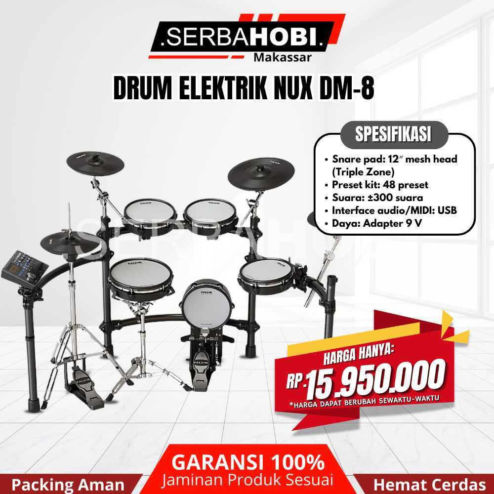SET DRUM ELEKTRIK NUX DM8 / Nux DM 8 Electric Drum Kit