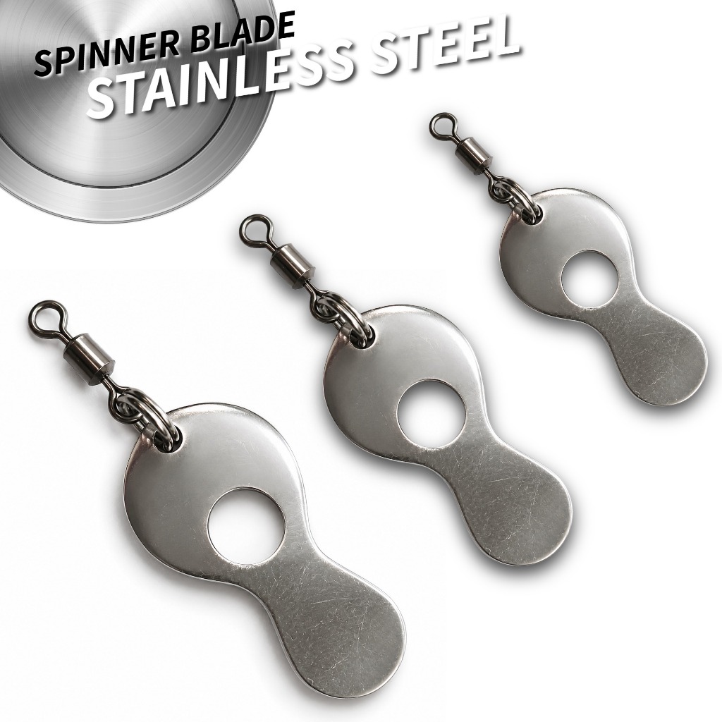 Blade Spinner Centong Stainless Steel Soft Frog Aksesoris Pancing Anti Karat Premium