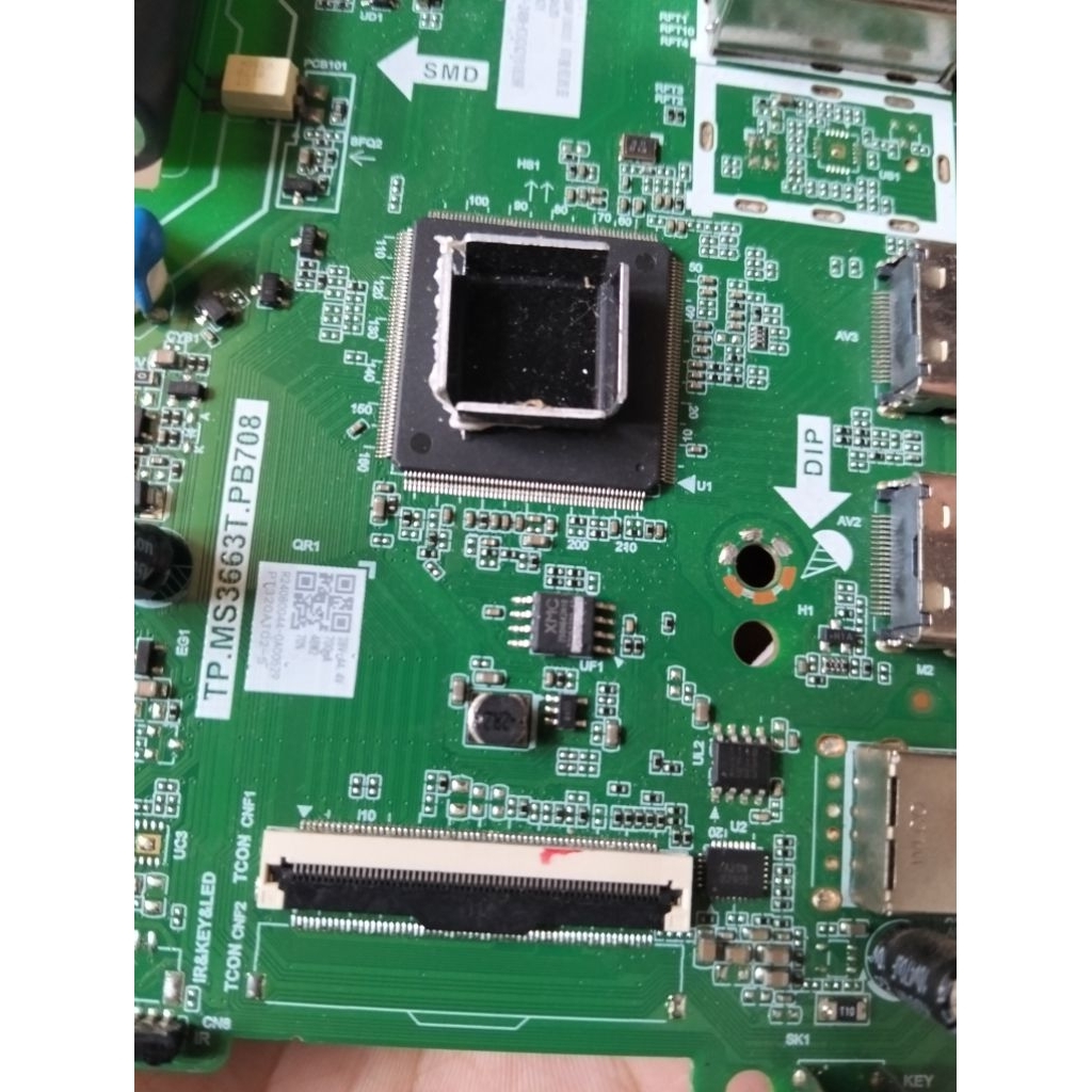 Mainboard Tv Toshiba 32S25KP ( Digital Tv ) ... Socket Layar 60 pin