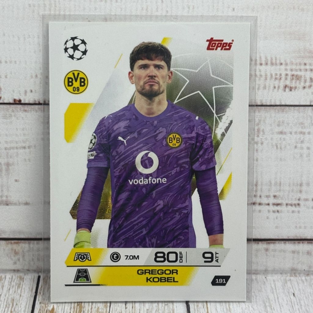 Kartu Bola Kobel Dortmund Topps Match Attax Original