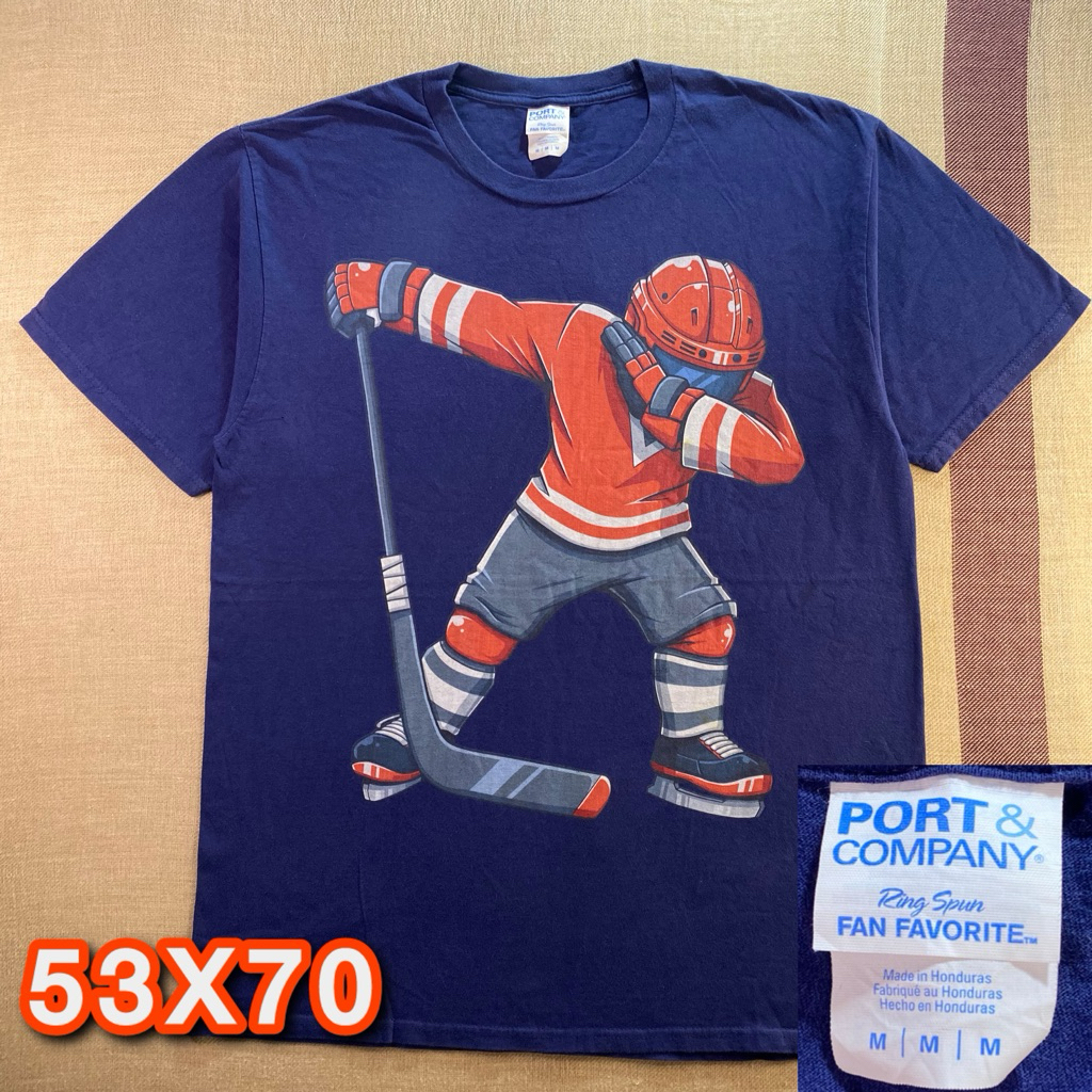 Kaos Port & Company Ring Spun Fan Favorite Original Second Size M 53x70