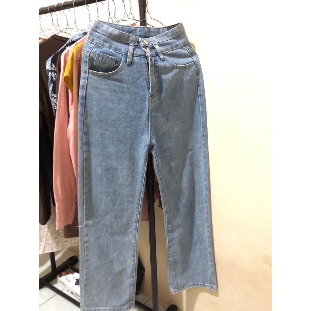 preloved jeans loose denim