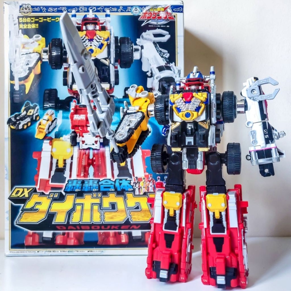 [Loose tanpa Box] GoGo Sentai Bandai Boukenger GoGo Gattai DX Daibouken power ranger operation overd
