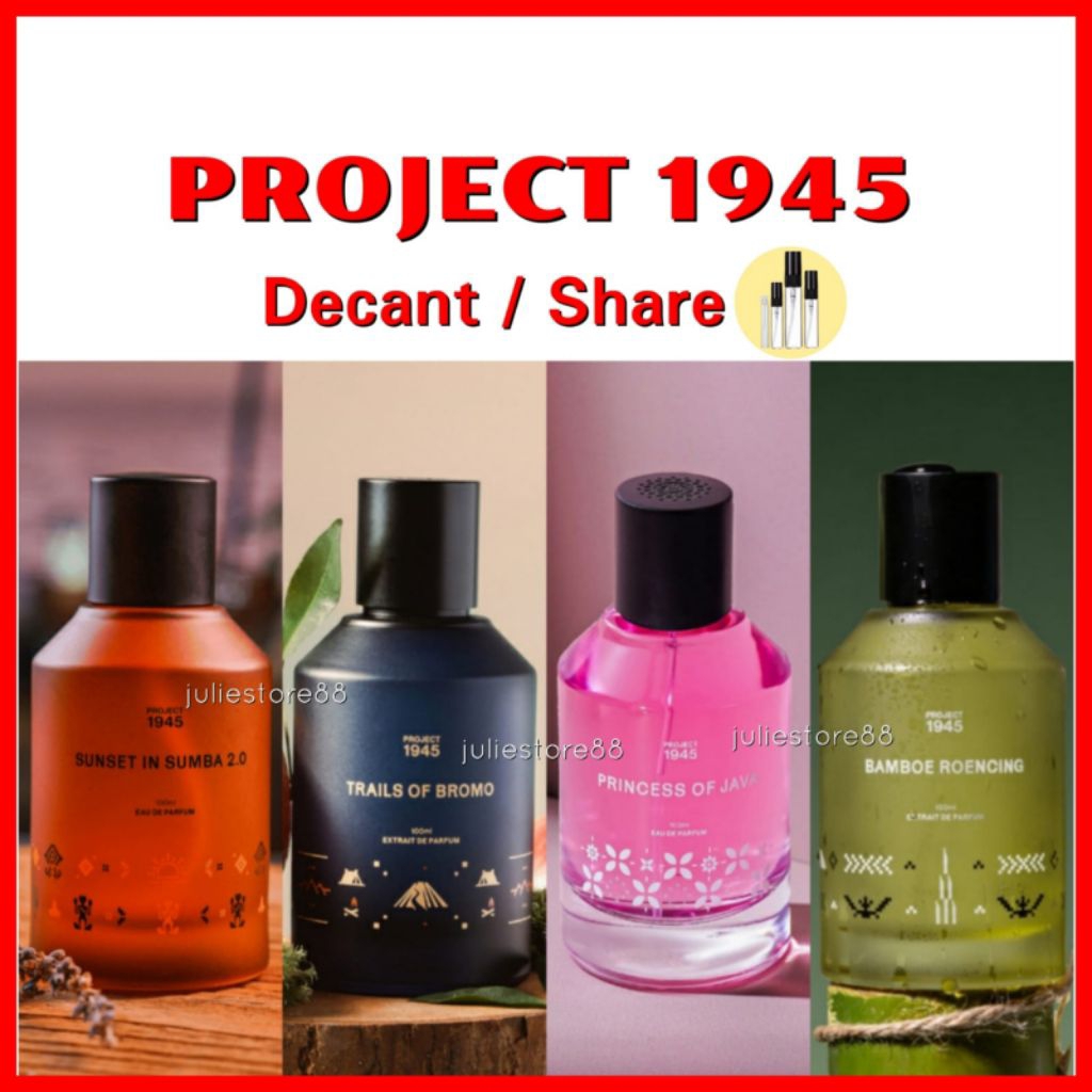 (Decant / Share) PROJECT 1945 Parfum Trails of Bromo Velvet Toraja Arumanis Symphony of Borobudur He