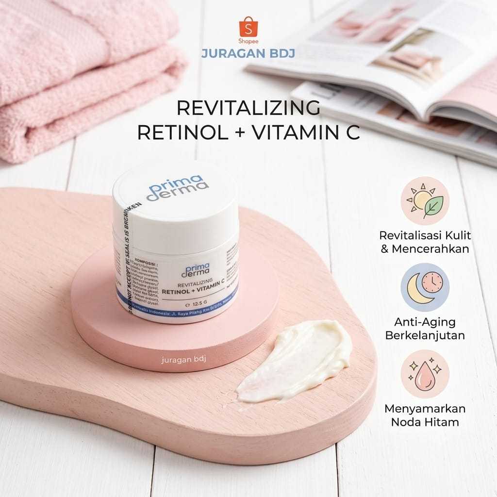 CREAM MALAM Primaderma Skin Barier SKIN REVITALIZING CREAM RETINOL AND VITAMIN A C E MINERAL ANTI AG