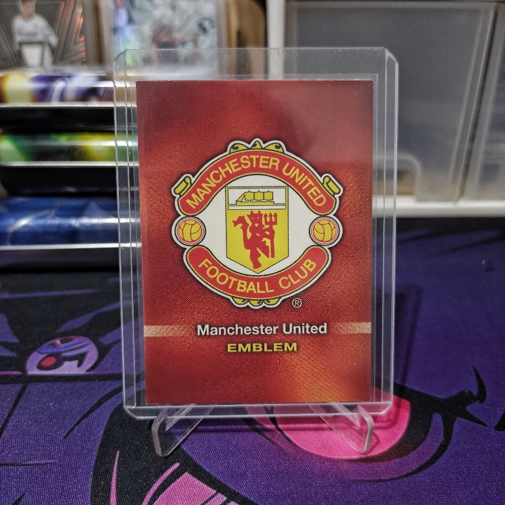 KARTU BOLA MANCHESTER UNITED LOGO EMBLEM FUTERA 1997