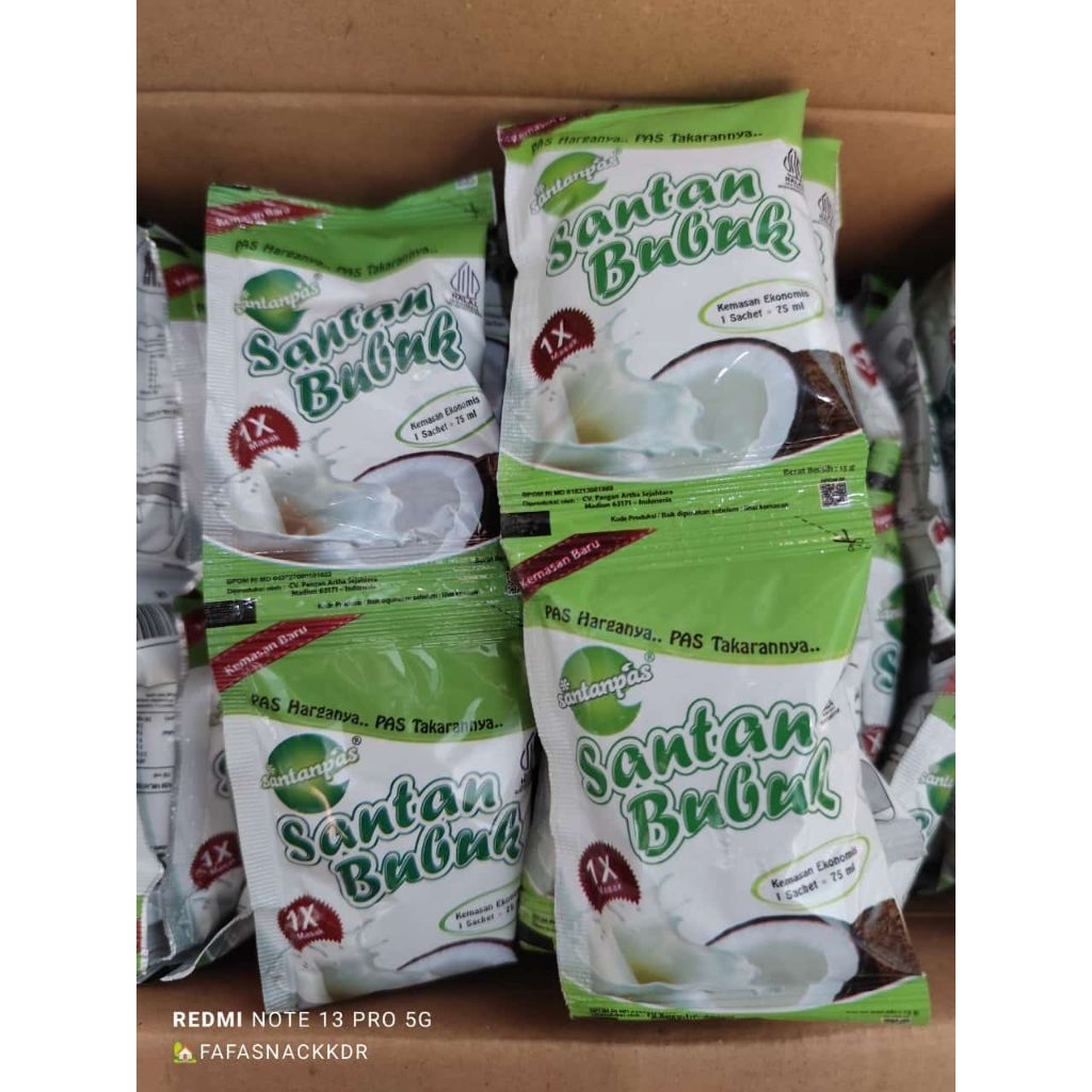 SANTAN PAS BUBUK 1 RENTENG