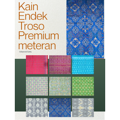 Kain tenun Endek asli troso Jepara/Premium/kain tenun troso meteran