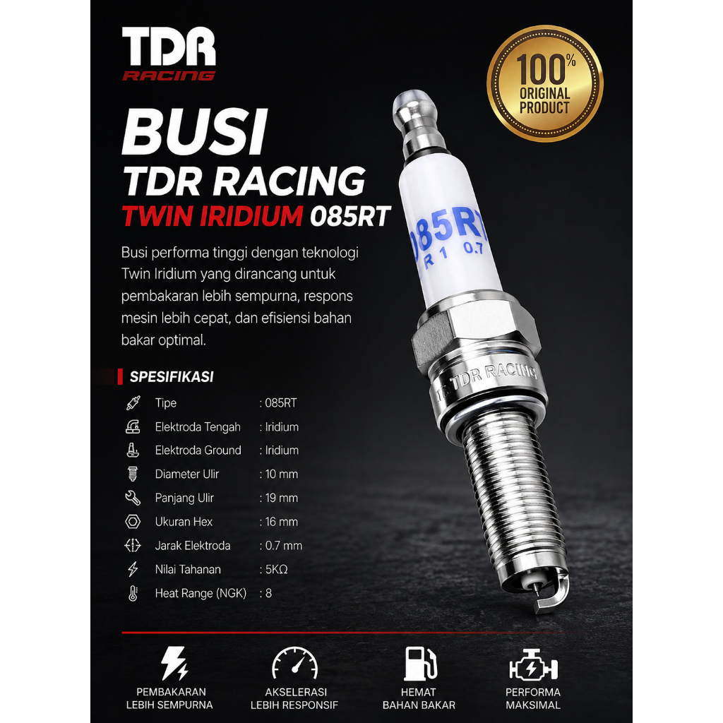 BUSI TDR RACING TWIN IRIDIUM 085RT