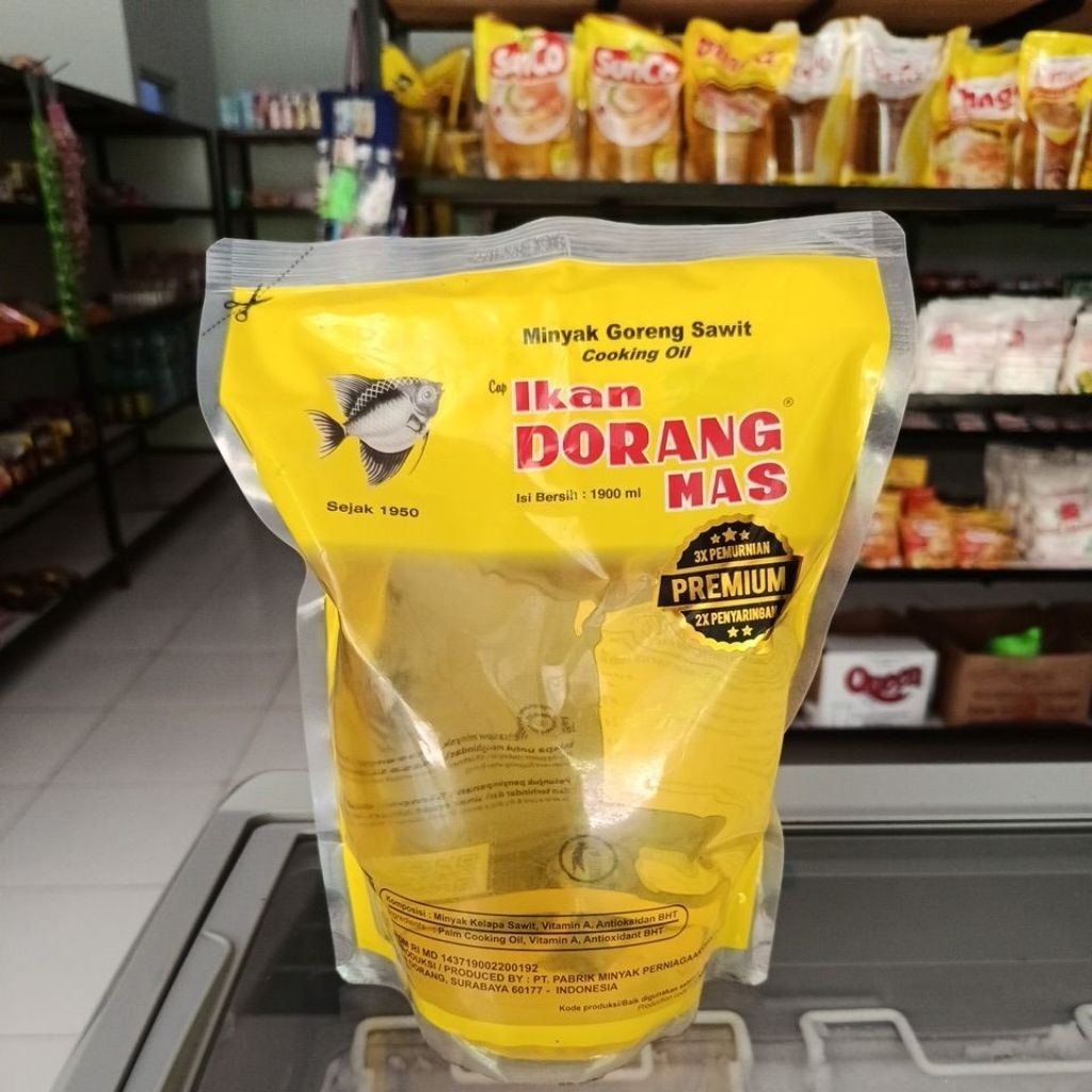 Minyak Goreng Sawit cap Ikan Dorang Mas
