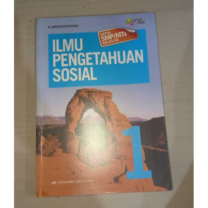 BUKU IPS 1 KELAS 8 - KTSP 2006 - PENERBIT ERLANGGA [PREVOLED/BEKAS]