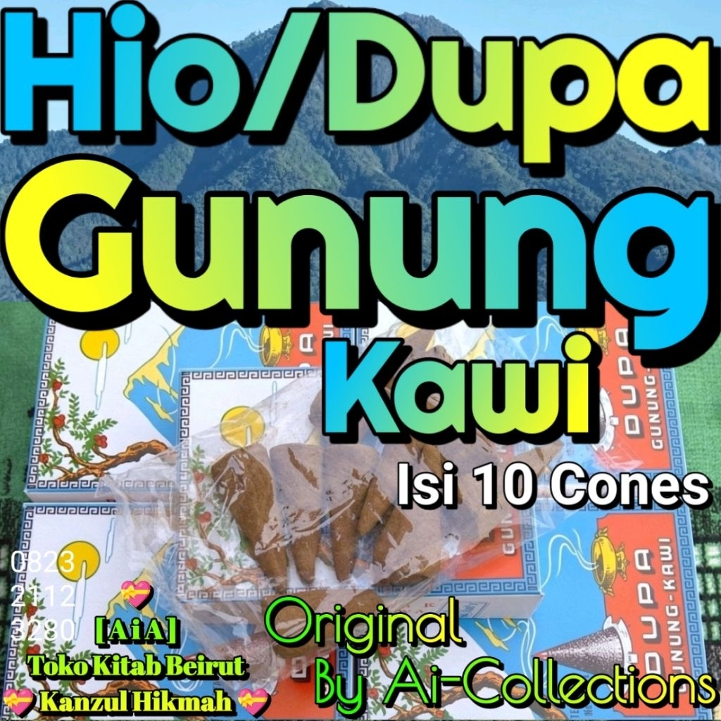 Ai-Kh9gkc10 > Hio Dupa Gunung Kawi Cap Buah Thoo Incense Cone Dupa Kerucut Ori Dgk Gkc Gkc10 By Ai-C