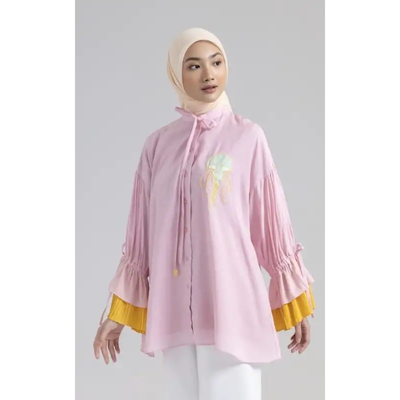 RIAMIRANDA X MANG MOEL - Nemus Top Lotus / Blouse Wanita