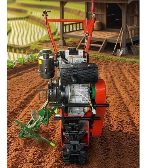 CULTIVATOR BAJAK RODA TANK, MINI TILLER RODA TANK, CULTIVATOR BAJAK