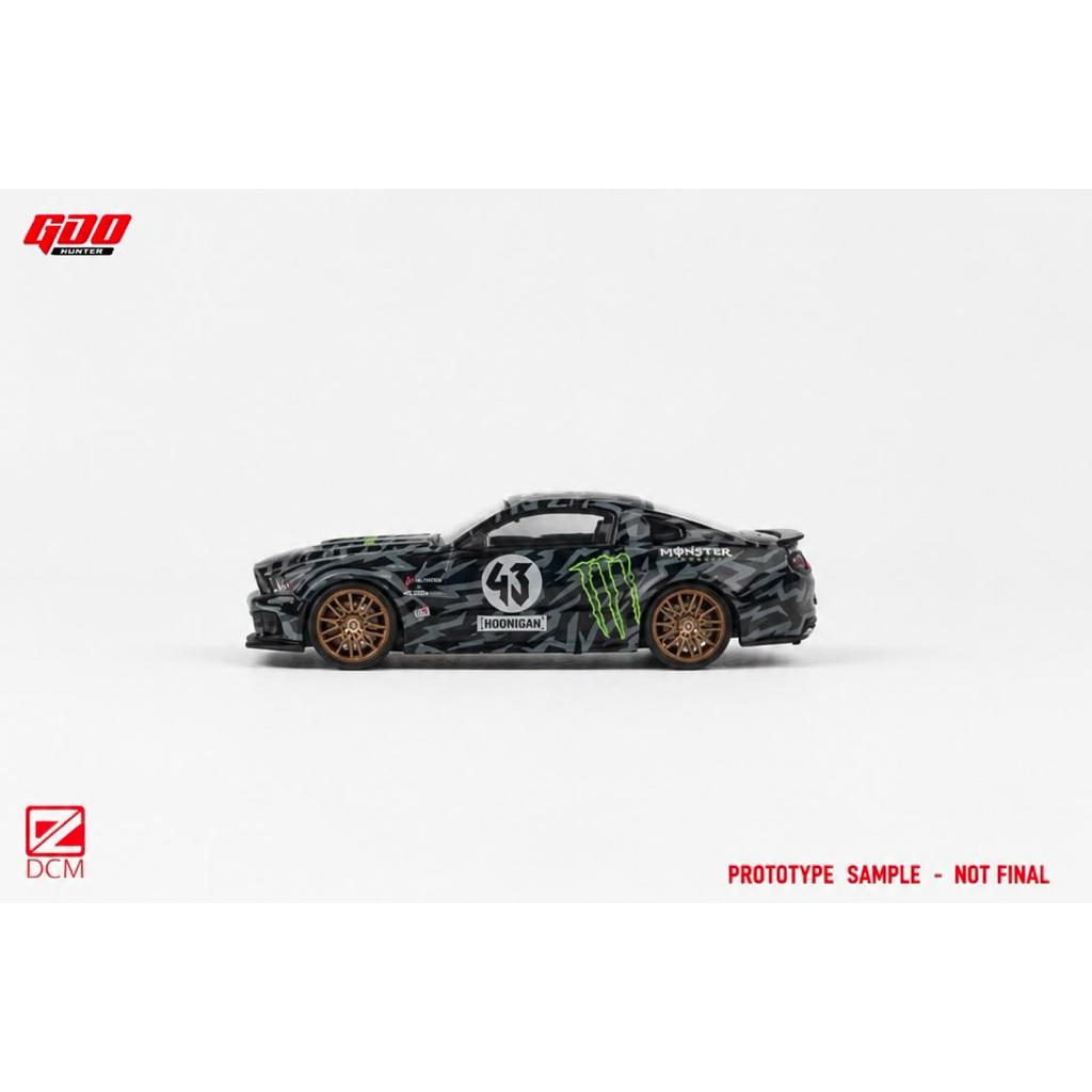 GDO Hunter x DCM Ford Mustang 2014 Monster 1:64