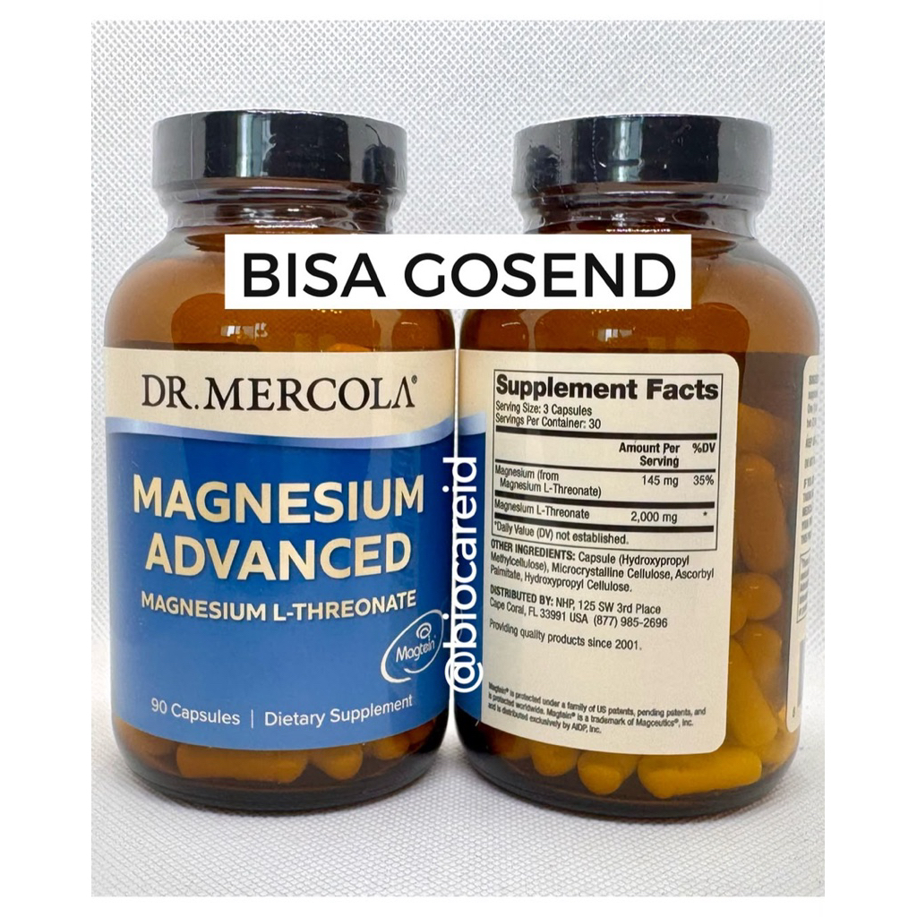 Dr Mercola Magnesium L Threonate Dr Mercola Magnesium Advanced L Threonate isi 90