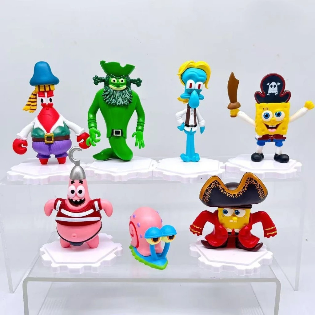 SPONGEBOB SQUAREPANTS FIGURE MAINAN TOPPER KUE