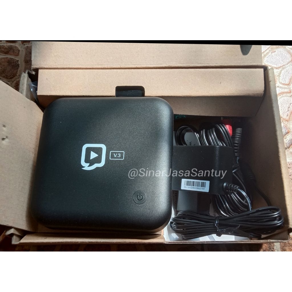 STB Android Dens TV V3 OS Android 12 Original New Belum Root RAM Besar Siap Install