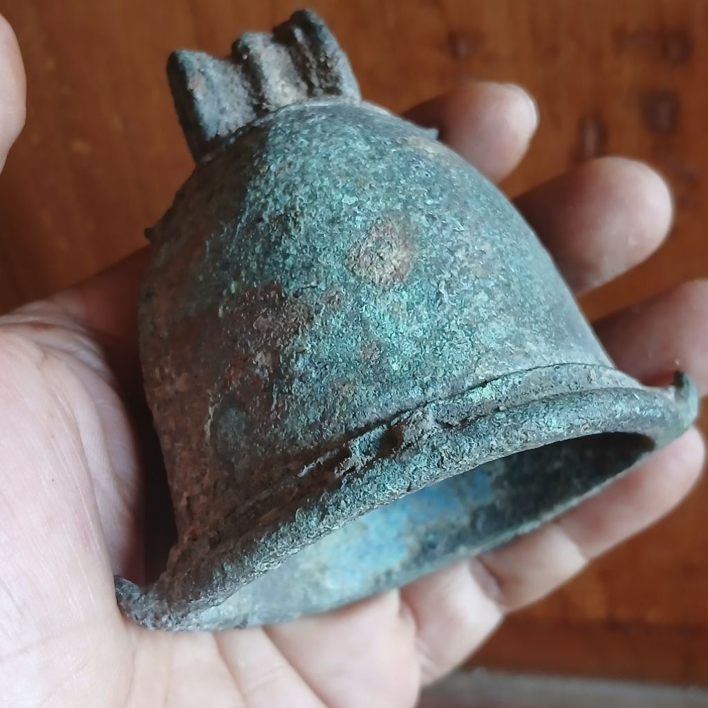 Koleksi Temuan Galian Tanah Bell Lonceng Perunggu KUNO Majapahit