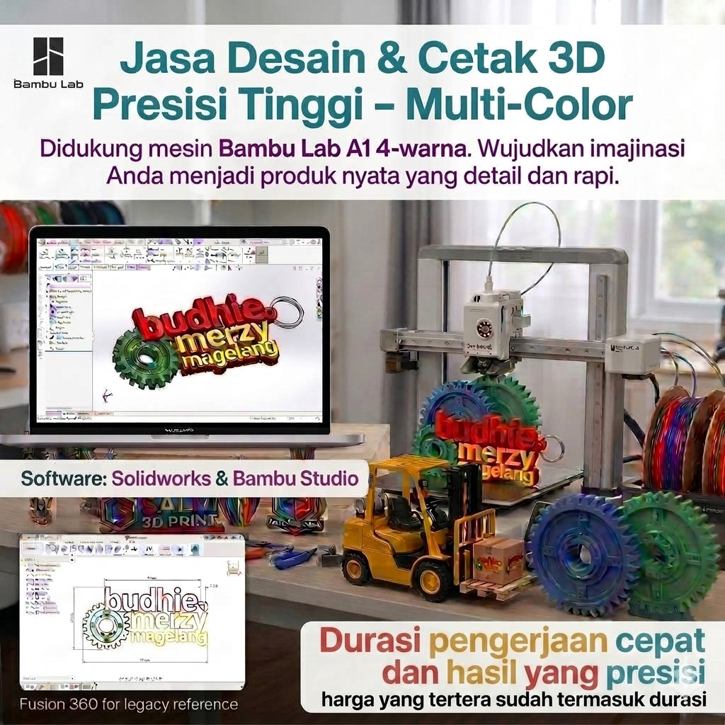 JASA DESAIN DAN CETAK 3D PRINTING 3D CUSTOM 3D PRINT 3 DIMENSI TERMURAH