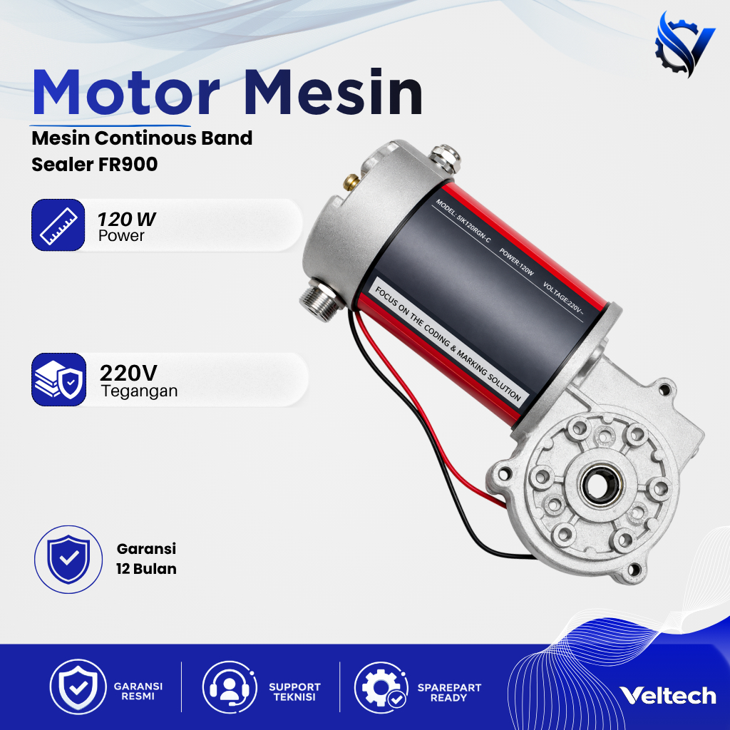 Motor Mesin Mesin Continous Band Sealer FR900