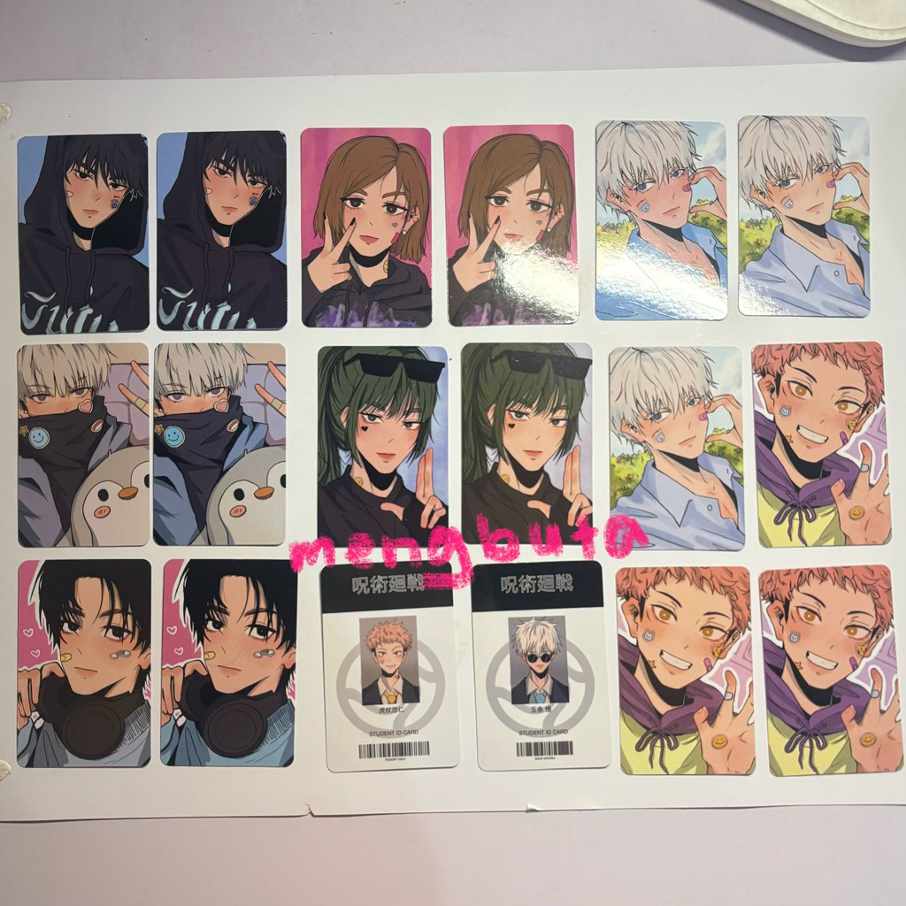[PRELOVED] Photocard 6baji Jujutsu Kaisen Fanart